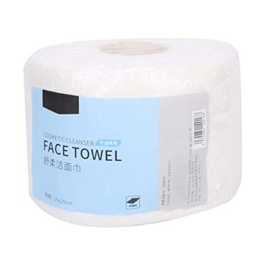 Imagem de SIWOTED Toalha de rosto de uso duplo, algodão, limpeza facial, tecido de remoção de maquiagem para viagens em casa