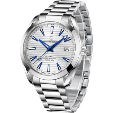 Imagem de SUZAKU Pagani Design Relógio masculino automático movimento japonês | Caixa de aço inoxidável de 40 mm | Vidro de safira | 100 m à prova d'água | Relógio esportivo masculino de luxo para negócios