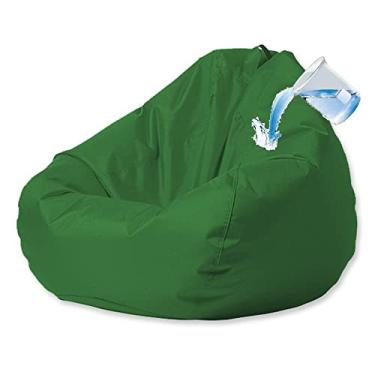 Imagem de Capa de pufe impermeável para áreas externas sem enchimento, jardim, praia, piscina, pufe flutuante, cadeira oxford, crianças e adultos(Green,XL-D90cm-cover)