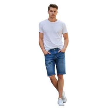 Imagem de Bermuda Masculina Max Denim 002 12074 Reta Premium-Masculino