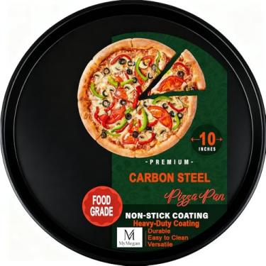 Imagem de Forma de pizza resistente para forno | Compatível com Breville Smart Oven | Antiaderente e 0,6 mm de espessura | Bandeja de pizza de substituição para forno Breville torradeira acessórios forno