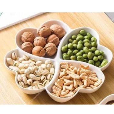 Imagem de Petisqueira 4 Divisórias Aperitivo Doces Salgados Formato Coração Fest