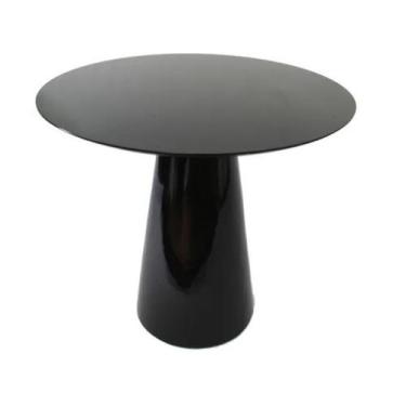 Imagem de Mesa Lateral Cone Redonda 51 cm Laqueada - Personal Moveis Design, Pre