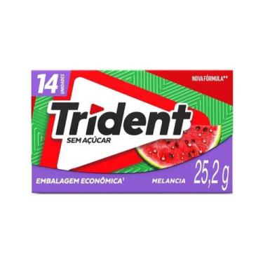 Imagem de Chiclete Trident 14s 25,2g, MELANCIA