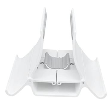 Imagem de Suporte para laptop Suporte para computador notebook Suporte para tablet Suporte para telefone Mecânico Design de gravidade Antiderrapante Luz estável portátil multifuncional para (Branca)