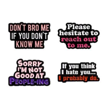 Imagem de Conjunto de alfinetes de broche, distintivos de liga leve, alfinetes d