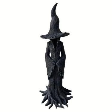 Imagem de Estátua de decoração de jardim Witch Mystic Resin 20cm - yiweisai
