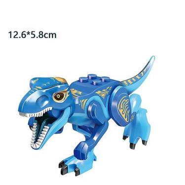 Imagem de Brinquedo de blocos de construção Jurassic Dinosaur Park compatível co