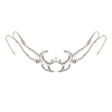 Imagem de Máscara NICEEDEED Steampunk Metal Cyborg Cyborg CyberPunk Halloween - 