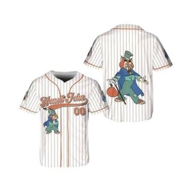 Imagem de Camiseta Infantil Disney Pinóquio, Camiseta De Beisebol, Roupa Para Co
