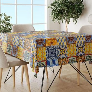 Imagem de Toalha Mesa Plástica Térmica PVC Colonia 8 Lugares 1,40x2,00 - IDEALIZ