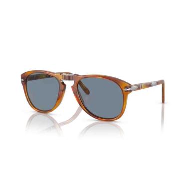 Imagem de Óculos de Sol Persol Steve Mcqueen Havana Claro 0PO0714SM 96/56 54-Masculino