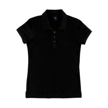 Imagem de Camisa Polo Básica Slim Em Malha Piquê Feminina-Feminino