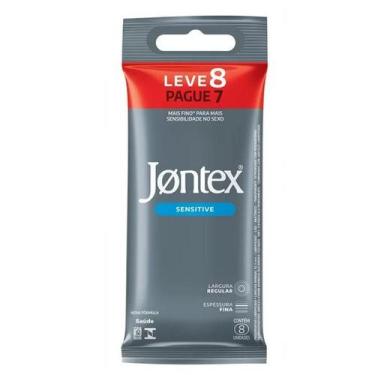 Imagem de Camisinha Jontex Sensitive 8 unidades - RECKIT PERFUMARIA