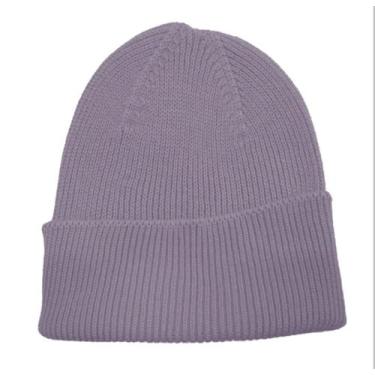 Imagem de Gorro touca trico colorida feminina grife - Ana Gonçalves , Lilás