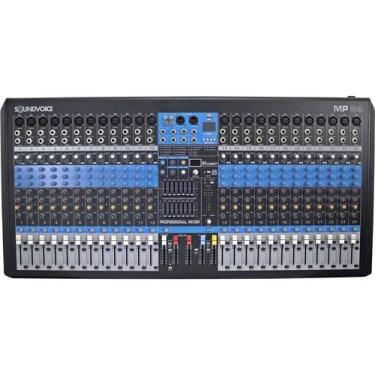 Imagem de Mesa de som soundvoice profissional mp24 bluetooth 24 canais