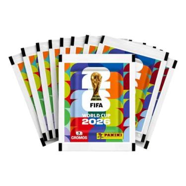 Imagem de Kit Com 12 Pacotes de Figurinhas Panini Para o Álbum Copa do Mundo FIF