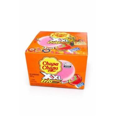 Imagem de Pirulito Chupa Chups 20 un 3 em 1 Recheados Com Sabores