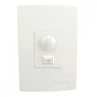 Imagem de Sensor De Presenca + Fotocelula Qualitronix Embutir 180º Com Chave - Q