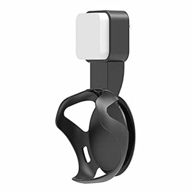 Imagem de Suporte decorativo para alto-falante, plugue estável para casa, sem bagunça, fios, economia de espaço, soquete de parede (cor: A)