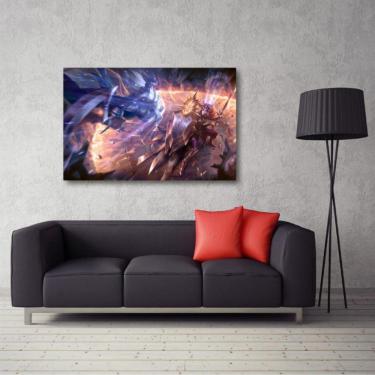 Imagem de Quadro decorativo League Of Legends Jogos B - Tela em Tecido