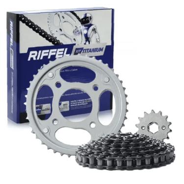 Imagem de Kit Relação Bros 160 / Xre 190 Riffel Kit Titanium