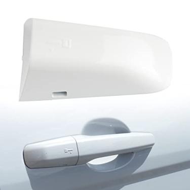 Imagem de FINMOKAL Capa da maçaneta da porta esquerda para Land Rover Range Rover Evoque Sport Branco