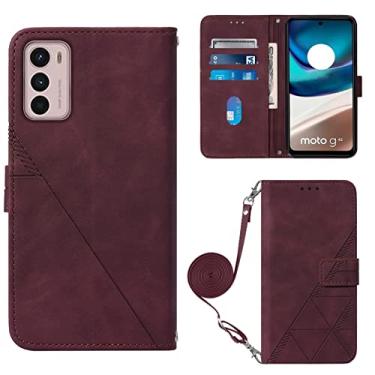Imagem de For Motorola Moto G42 Crossbody 3D Embossed Flip Leather Phone Case