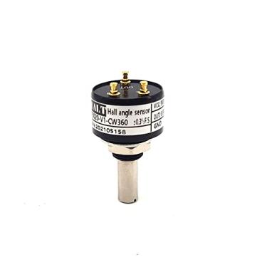 Imagem de PandAuto Codificador de ângulo de potenciômetro digitalizado sem contato de 20 mm tamanho minúsculo de 360 graus 0-5 v saída 6 mm eixo