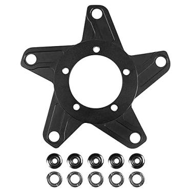 Imagem de Tingpai Substituição do adaptador de anel de corrente de a nha de bicicleta elétrica de motor cent l pa Bafang Ebike BBS01 BBS02