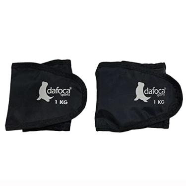 Imagem de Tornozeleira Profissional de Peso Perna 1Kg Par DF2031 Dafoca Sports