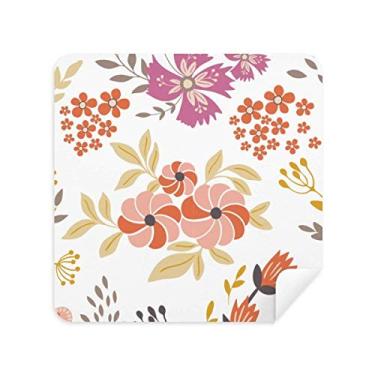 Imagem de Petal Flower Plant Paint Glasses Pano Limpador de Tela Tecido Camurça Pacote com 2