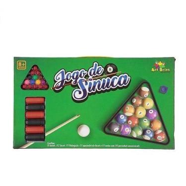 Mesa Sinuca Bilhar Jogo Snooker Dobrável 1,17m Bolas 487400