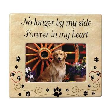 Imagem de Openbox Pet Memorial Ceramic Picture Frame - No Longer By My Side Forever In My