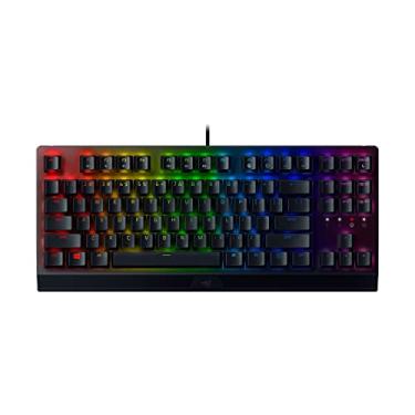 Imagem de Razer Teclado mecânico para jogos BlackWidow V3 Tenkeyless TKL: interruptores mecânicos verdes - tátil e clicky - iluminação Chroma RGB - Fator de forma compacto - macros programáveis - passagem USB