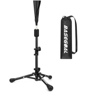 Imagem de BaseGoal Camiseta de beisebol para crianças, camiseta de rebatida, camiseta de softball, camiseta jovem, camiseta de Teeball, camiseta de viagem, altura fácil ajustável e bolsa de transporte