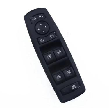Imagem de IKUESM 254000015R Compatível com Renault Fluence Laguna Megane 3 2008-2016 Interruptor de espelho elétrico para janela Botão de controle do regulador Acessórios para carro(Black)