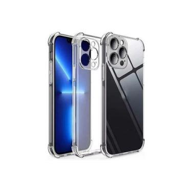 Imagem de Capinha Silicone Antichoque Transparente Compatível com Iphone 13 Pro 