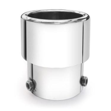 Imagem de Ponteira para escapamento gol g7 2013 até 2019 em aço inox ponta simpl