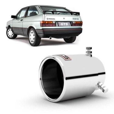 Imagem de Ponteira para escapamento em aço inox volkswagen gol g1 quadrado 1980 