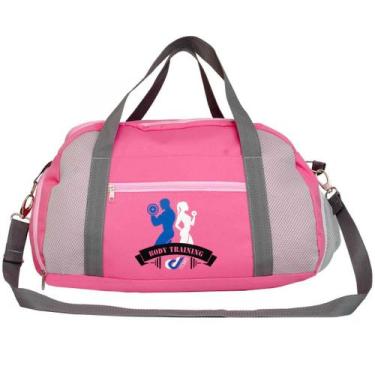 Imagem de Bolsa Academia Com Porta Tenis fitness - dedcases, Rosa