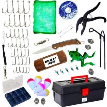 Imagem de Maleta 1 Bandeja 7 Repartições Completa Acessórios Pescaria - Sekyped