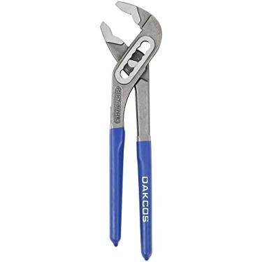 Imagem de DAKCOS Alicate de bomba de água, alicate confortável com design de ranhura dentada para parafuso para conector para porca 20 cm Cr-V