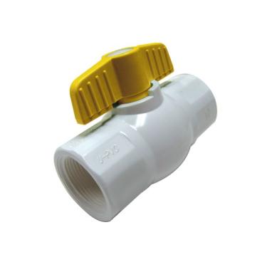 Imagem de ProChannel Válvula esférica VBVP40B5PA com rosca de PVC S40, 2,5 cm