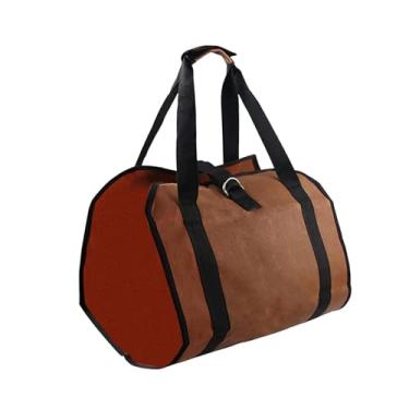 Imagem de Fenteer Bolsa para transporte de toras e lenha, Marrom, Tamanho real