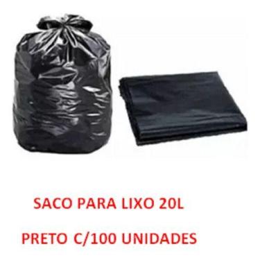 Imagem de Saco De Lixo 20l Preto Reforçado 50 Unidades Fabricante - HIGIPACK