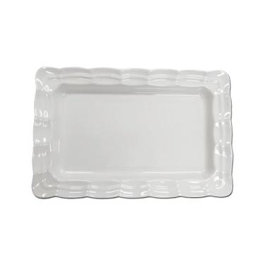 Imagem de Travessa retangular rasa melamina 49x32x5 cm - Lume Inox