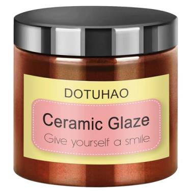 Imagem de DOTUHAO Esmalte cerâmico, esmalte de cerâmica tinto vinho, cores em pó para argila, 113 g Underglaze para cerâmica e pintura de cerâmica, ideal para projetos de arte (vinho, 118 ml)
