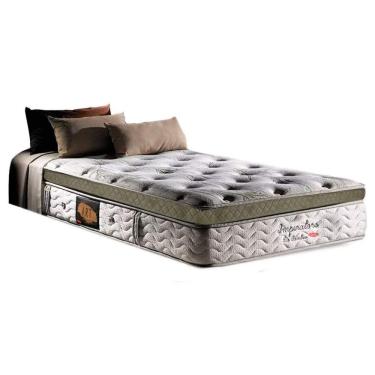 Imagem de Colchão Solteirão Espuma Viscoelástico Visco Molas Ensacadas Masterpocket Imperatore Eco Bamboo Euro Pillow (96x203x34) - Herval