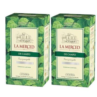 Imagem de 2 Erva Mate Chimarrão LA MERCED CAMPO Argentina 500g